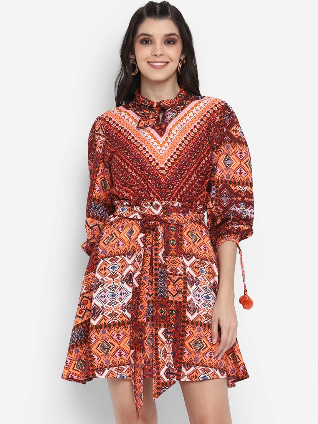 blanc9-multicoloured-ethnic-motifs-dress