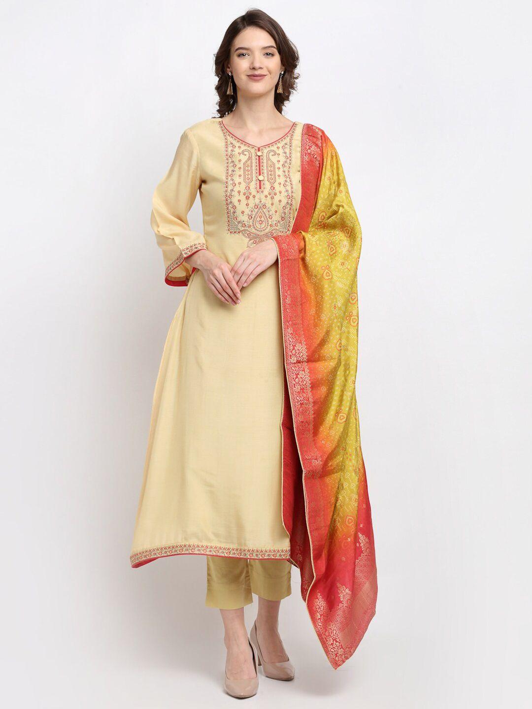 stylee-lifestyle-beige-&-red-embroidered-pure-silk-unstitched-dress-material