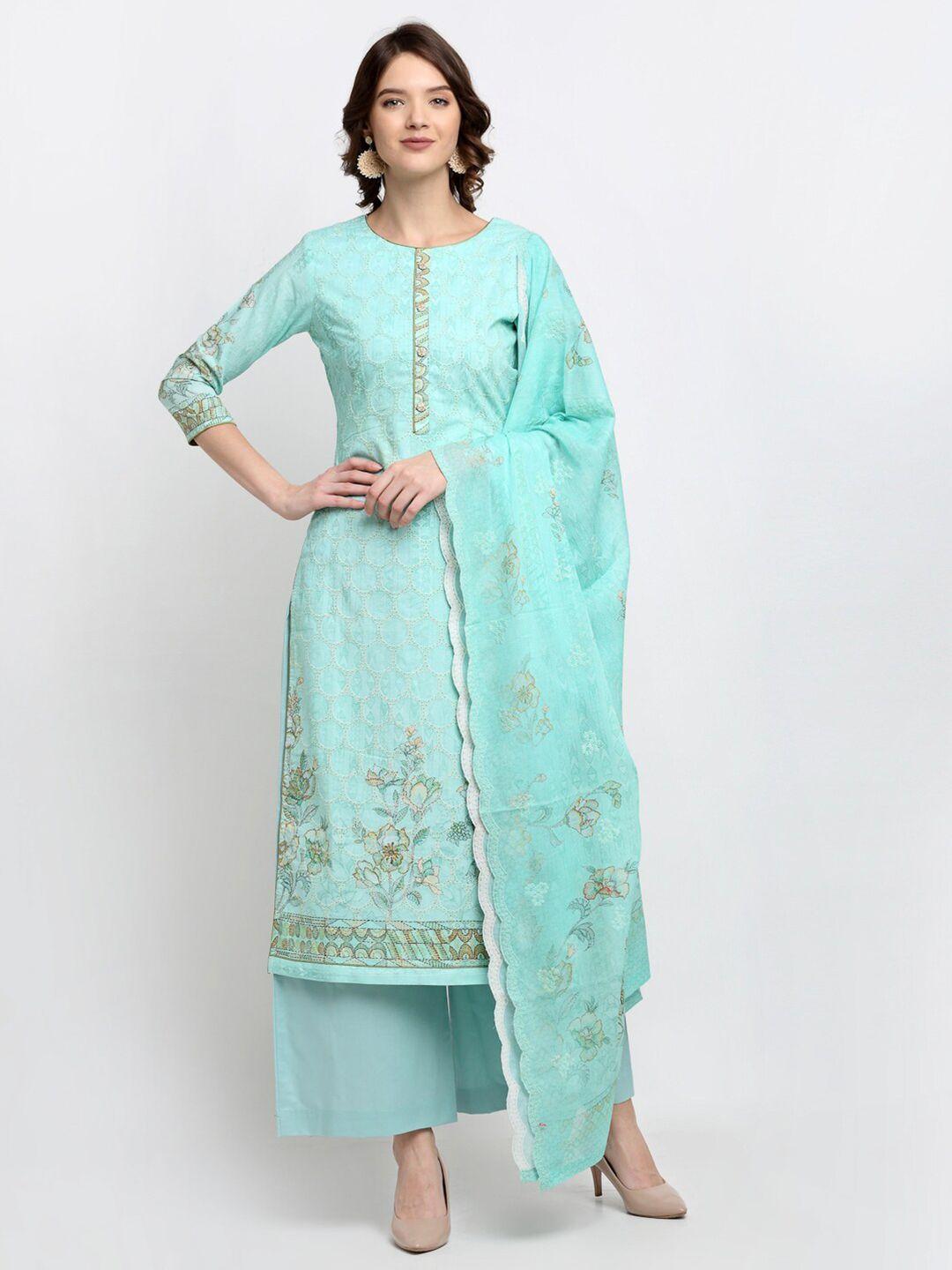 stylee-lifestyle-green-&-brown-embroidered-unstitched-dress-material