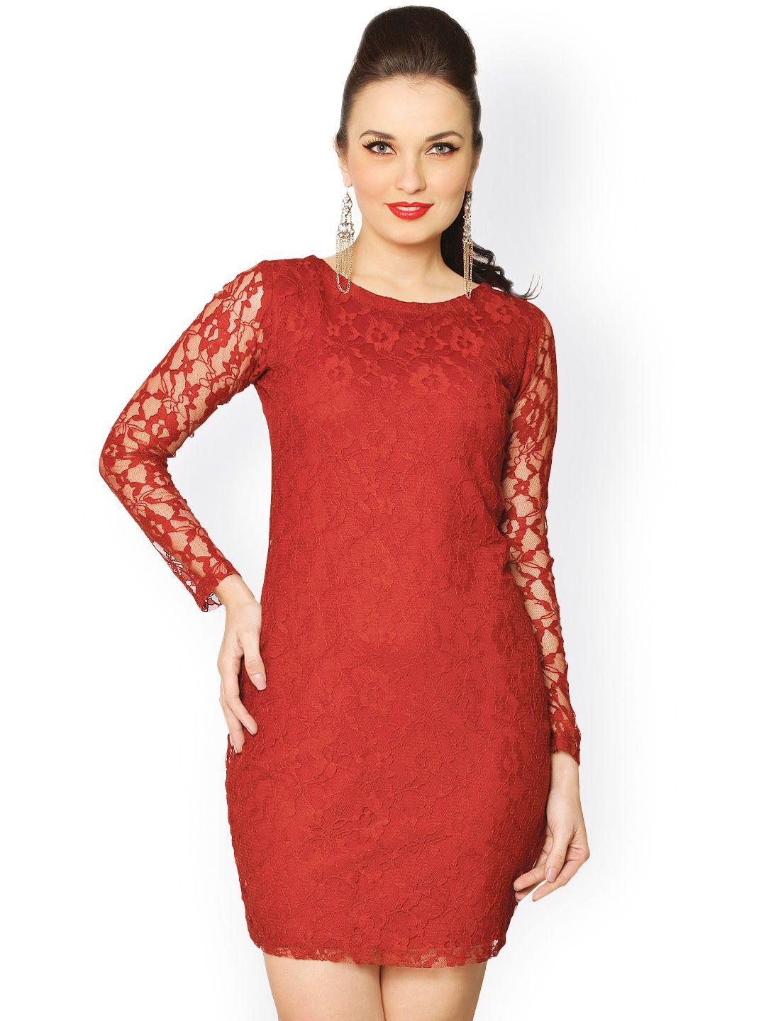 miss-chase-maroon-lace-bodycon-dress