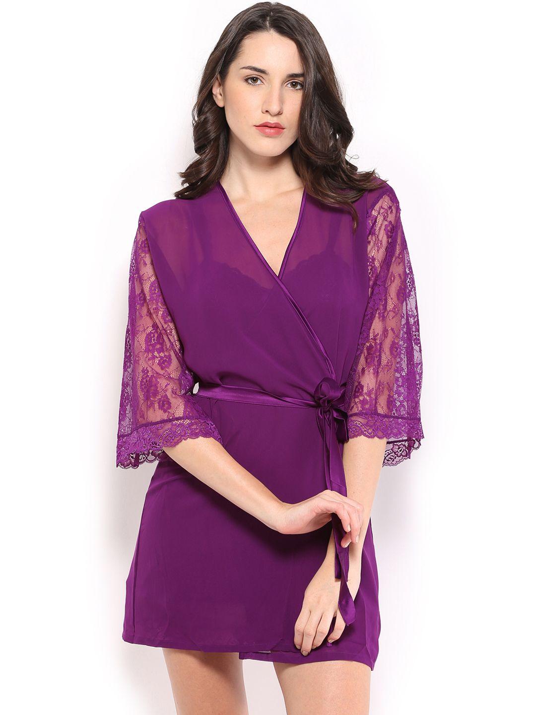 amante-purple-robe-nightdress-sgsl02