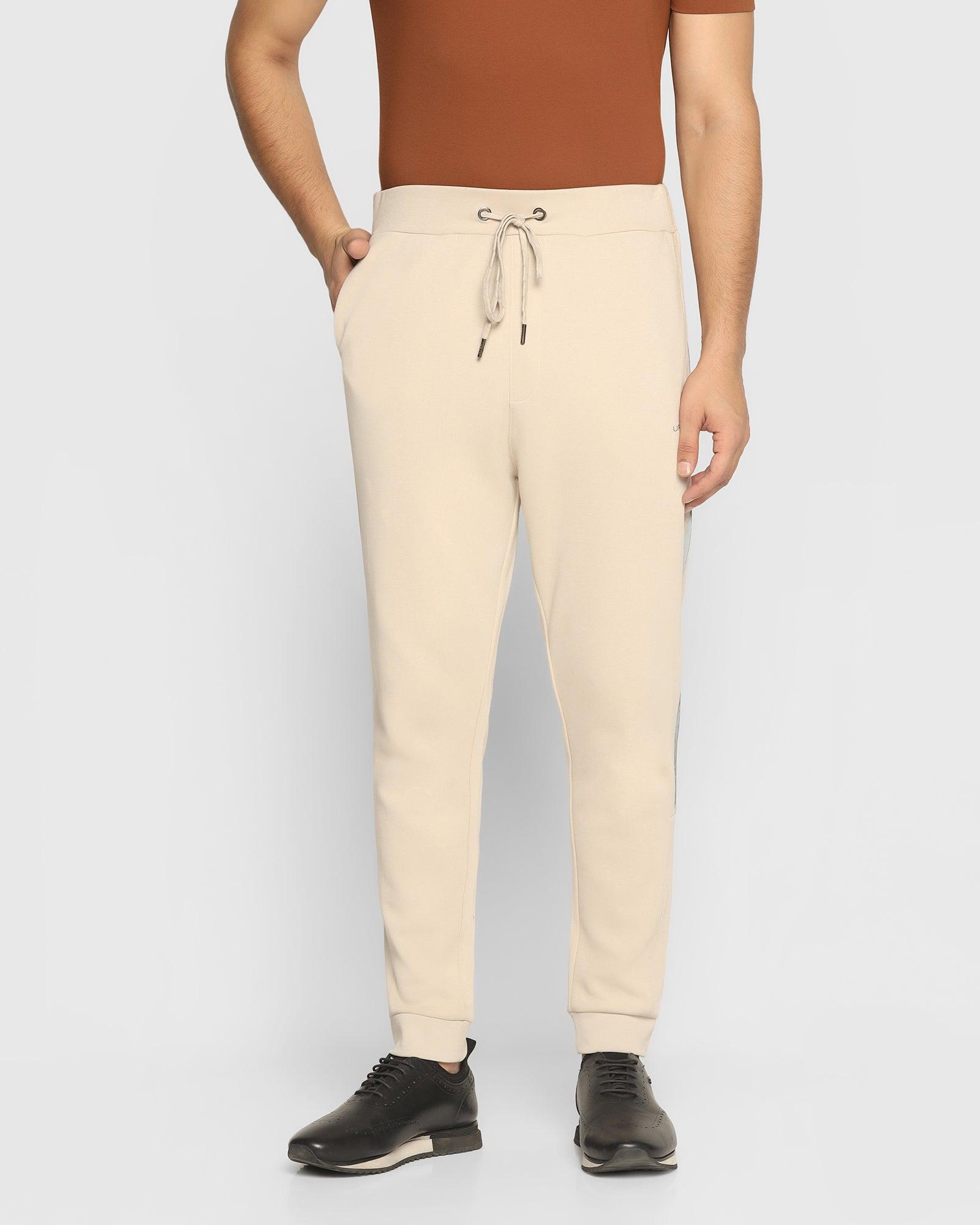 casual-beige-cream-solid-jogger---goblet