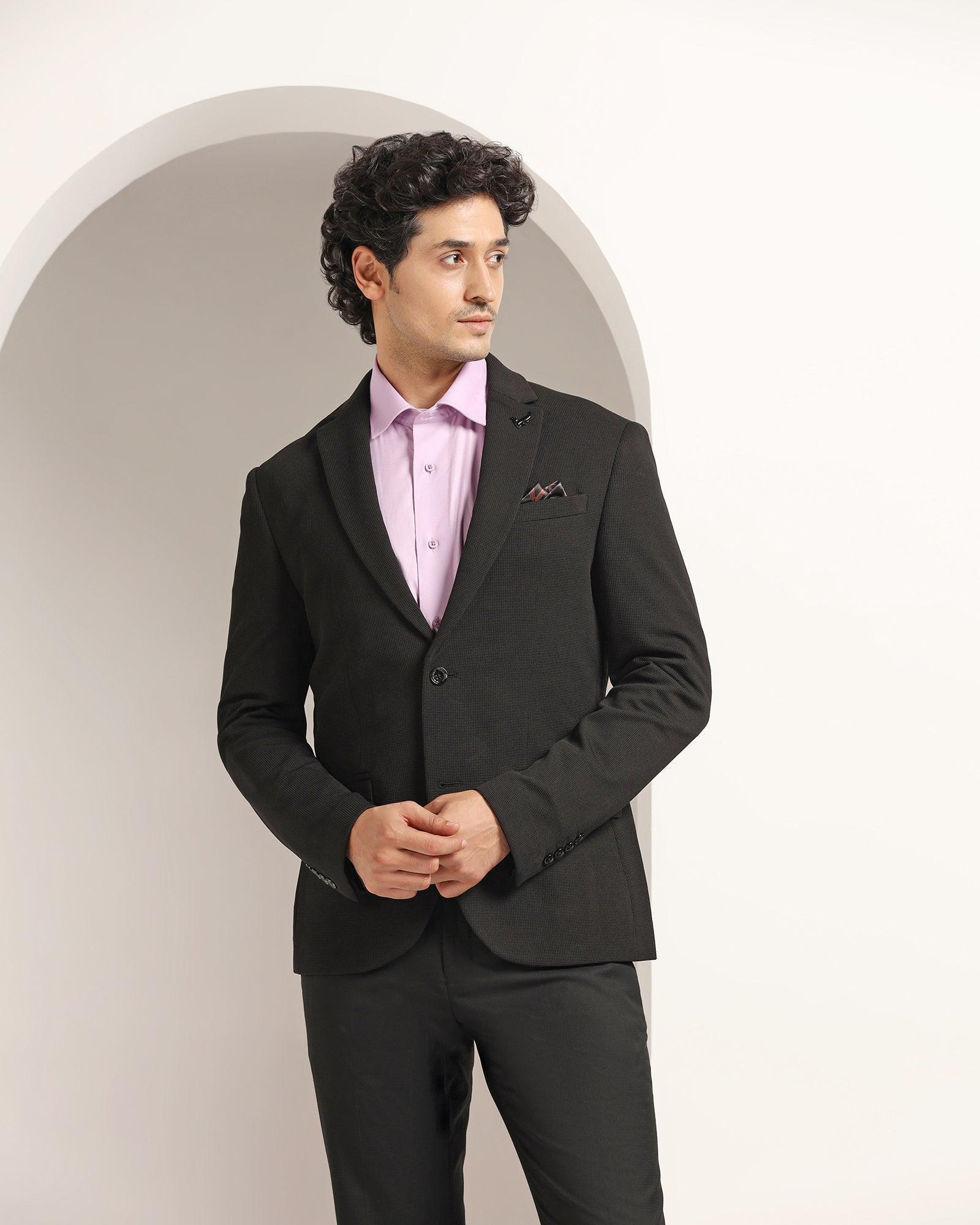 formal-black-textured-blazer---eban