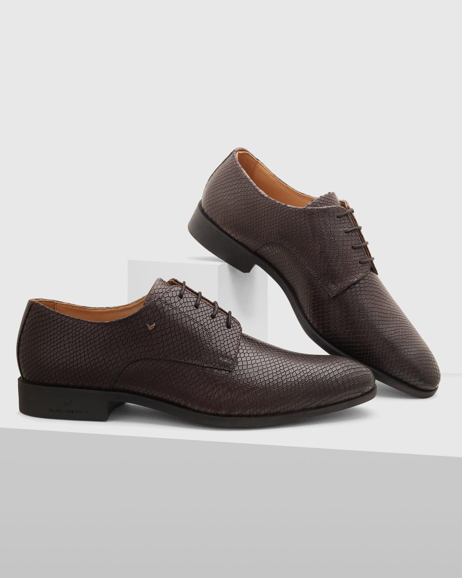 leather-dark-brown-textured-derby-shoes---razor