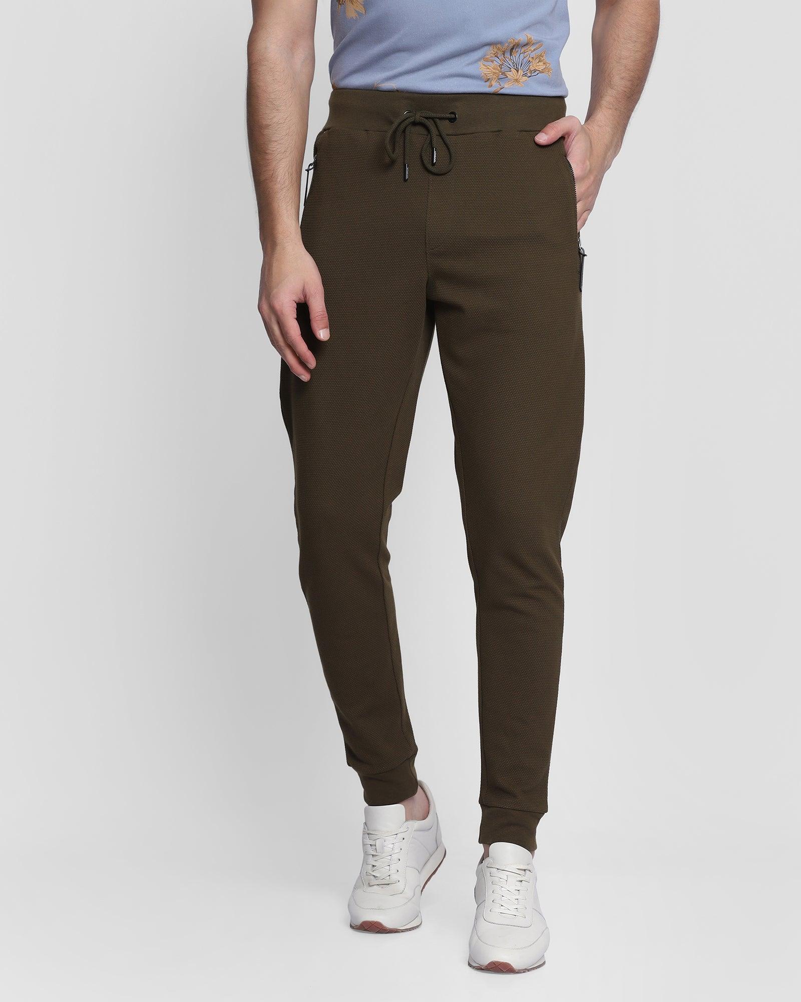 casual-olive-solid-jogger---wade