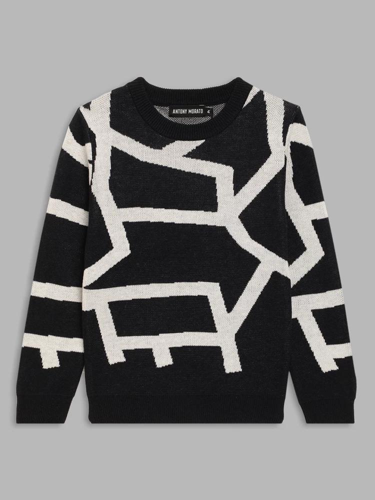 indigo-printed-round-neck-sweater