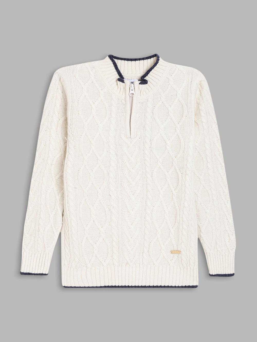 cream-solid-stand-collar-sweater