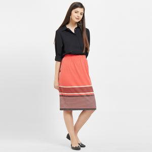 coral-stripe-skirt