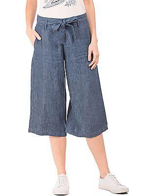 belted-linen-culottes