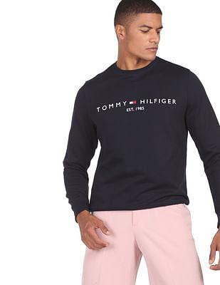 men-navy-embroidered-logo-knitted-sweatshirt