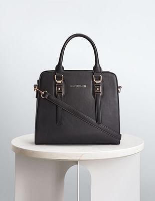 metallic-logo-structured-handbag