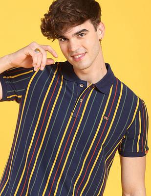 yarn-dyed-vertical-stripe-pique-knit-polo-shirt