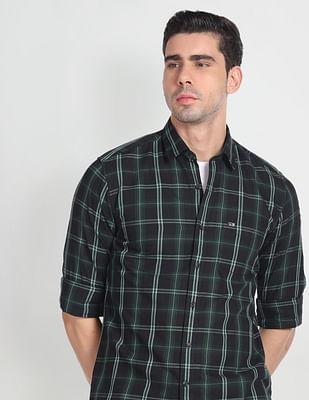 tartan-check-casual-shirt