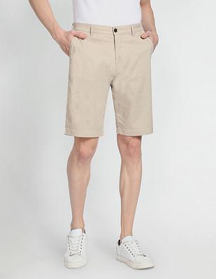 regular-fit-geometric-print-twill-shorts