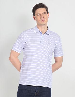 mercerised-cotton-horizontal-stripe-polo-shirt
