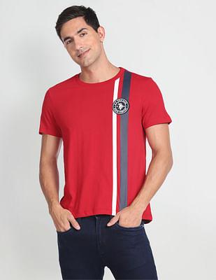 crew-neck-vertical-stripe-t-shirt