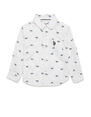 all-over-print-dobby-pure-cotton-shirt