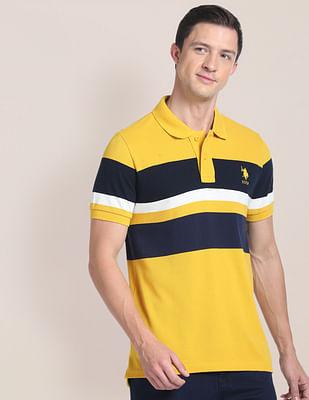 horizontal-stripe-cotton-polo-shirt