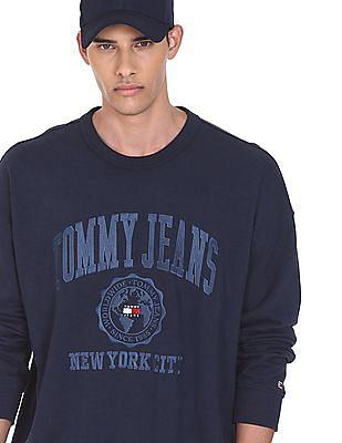men-navy-crew-neck-reverse-slub-appliqued-sweatshirt