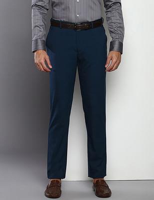 mid-rise-herringbone-check-trousers