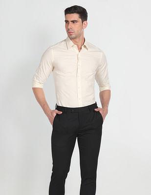 patterned-weave-slim-fit-shirt