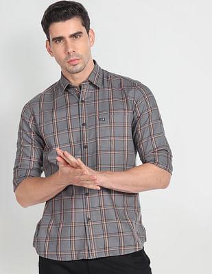 tartan-check-casual-shirt
