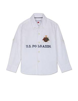 button-down-collar-embroidered-cotton-shirt