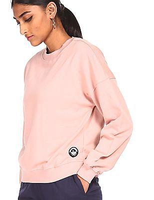 pink-crew-neck-solid-sweatshirt