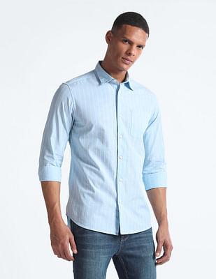 50's-vertical-stripe-shirt
