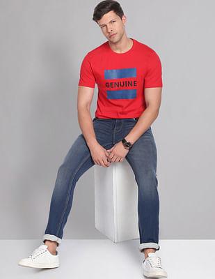 men-red-crew-neck-graphic-print-t-shirt