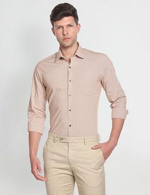 manhattan-slim-fit-micro-check-formal-shirt