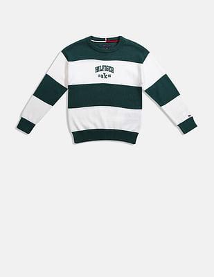 boys-green-and-white-logo-rugby-stripe-sweater