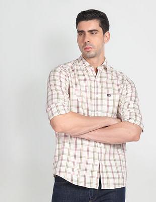 tartan-check-twill-shirt