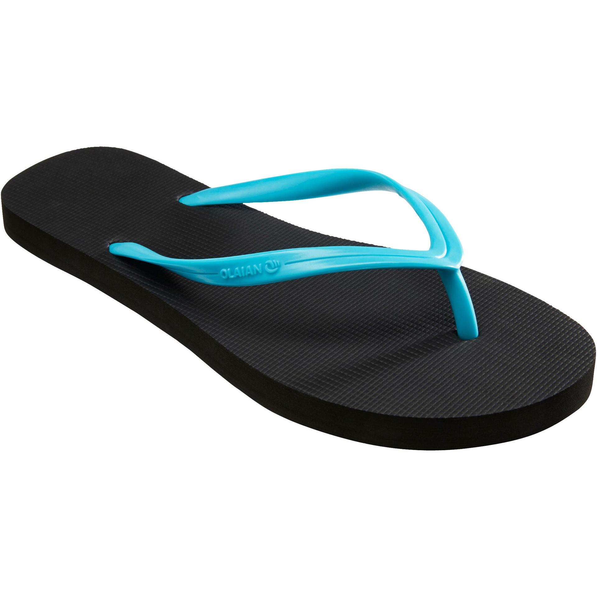 women-flip-flops-100-turquoise-black
