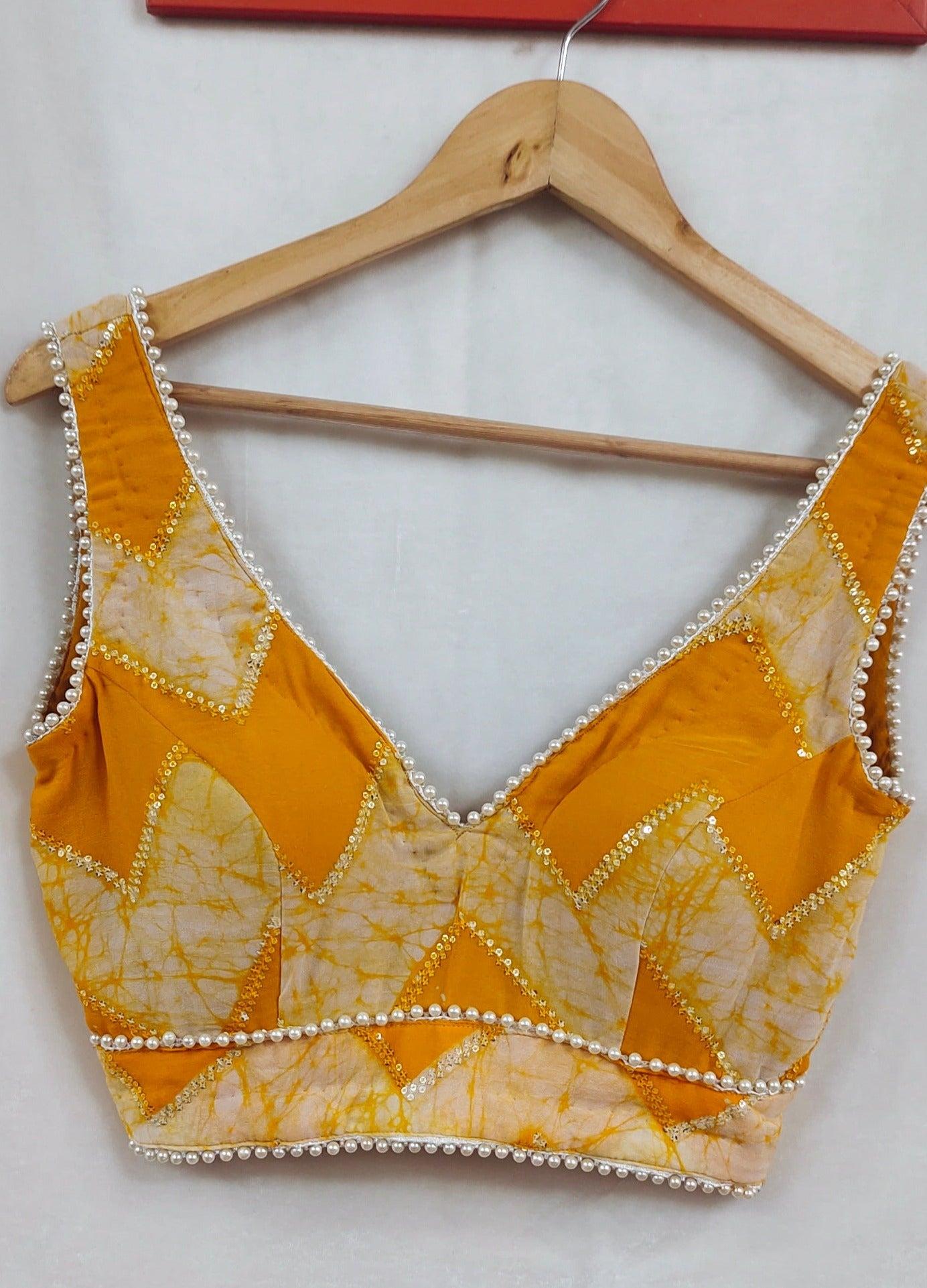 yellow-shibori-printed-blouse