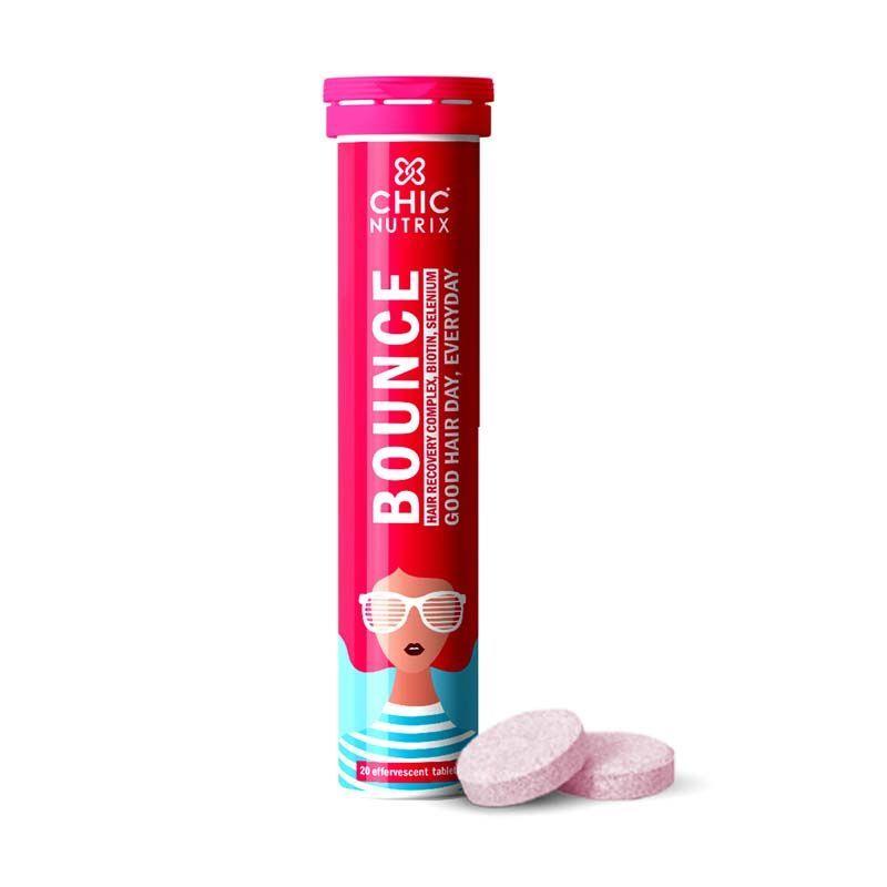 chicnutrix-bounce---hrc,-biotin,-selenium---good-hair-day,-everyday---raspberry