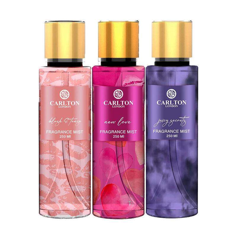 carlton-london-perfume-blush-&-tease-+-juicy-secrets-+-new-love-body-mist-combo-for-women