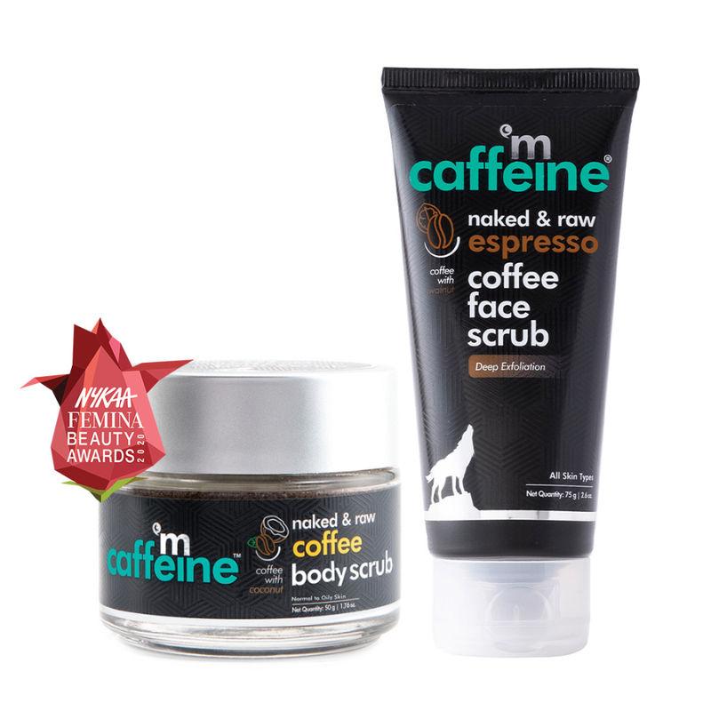 mcaffeine-exfoliate-coffee-body-scrub-&-espresso-face-scrub-combo-for-tan-&-blackhead-removal