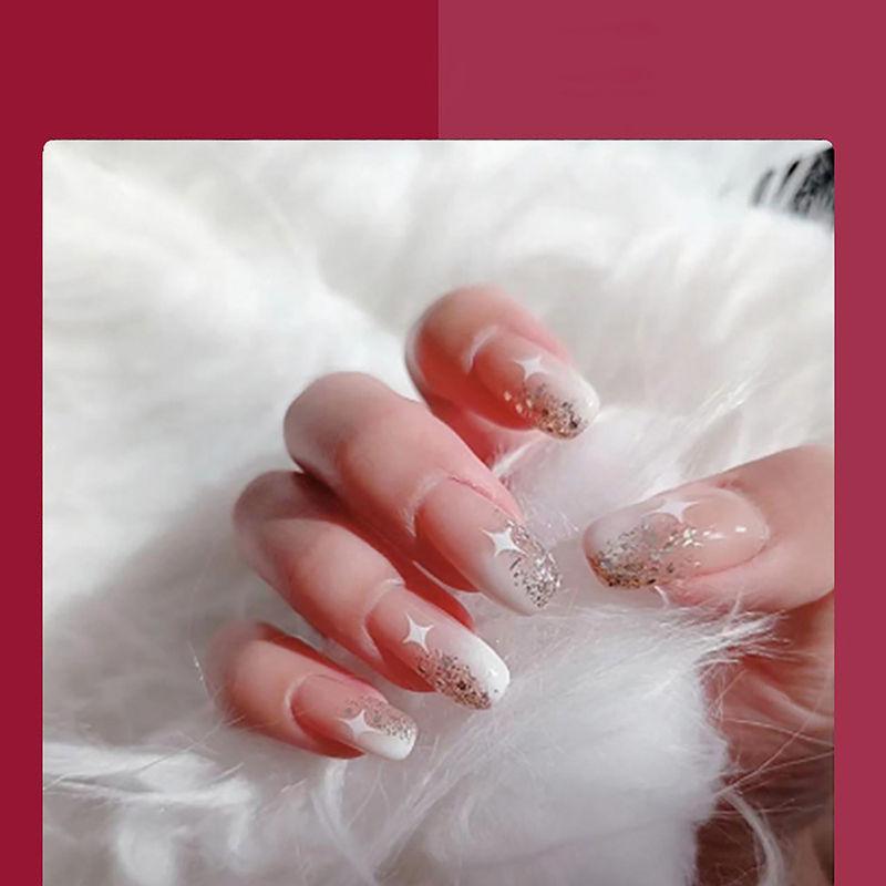 pipa-bella-by-nykaa-fashion-white-shimmer-stick-on-nails