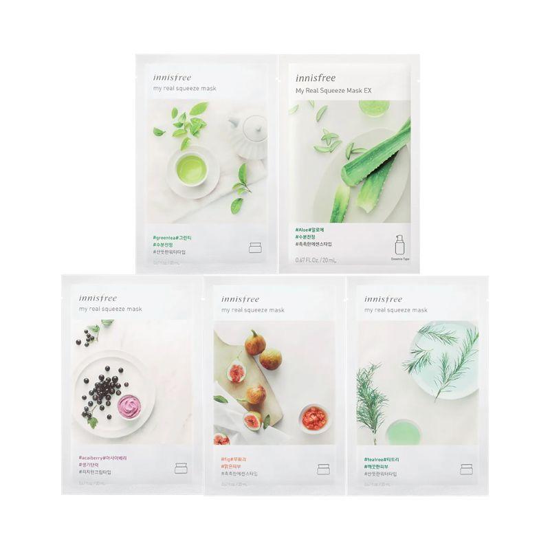 innisfree-best-selling-real-squeeze-sheet-masks-pack