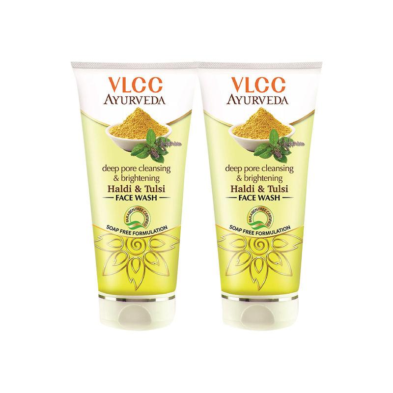 vlcc-deep-pore-cleansing-brightening-haldi-&-tulsi-face-wash-pack-of-2