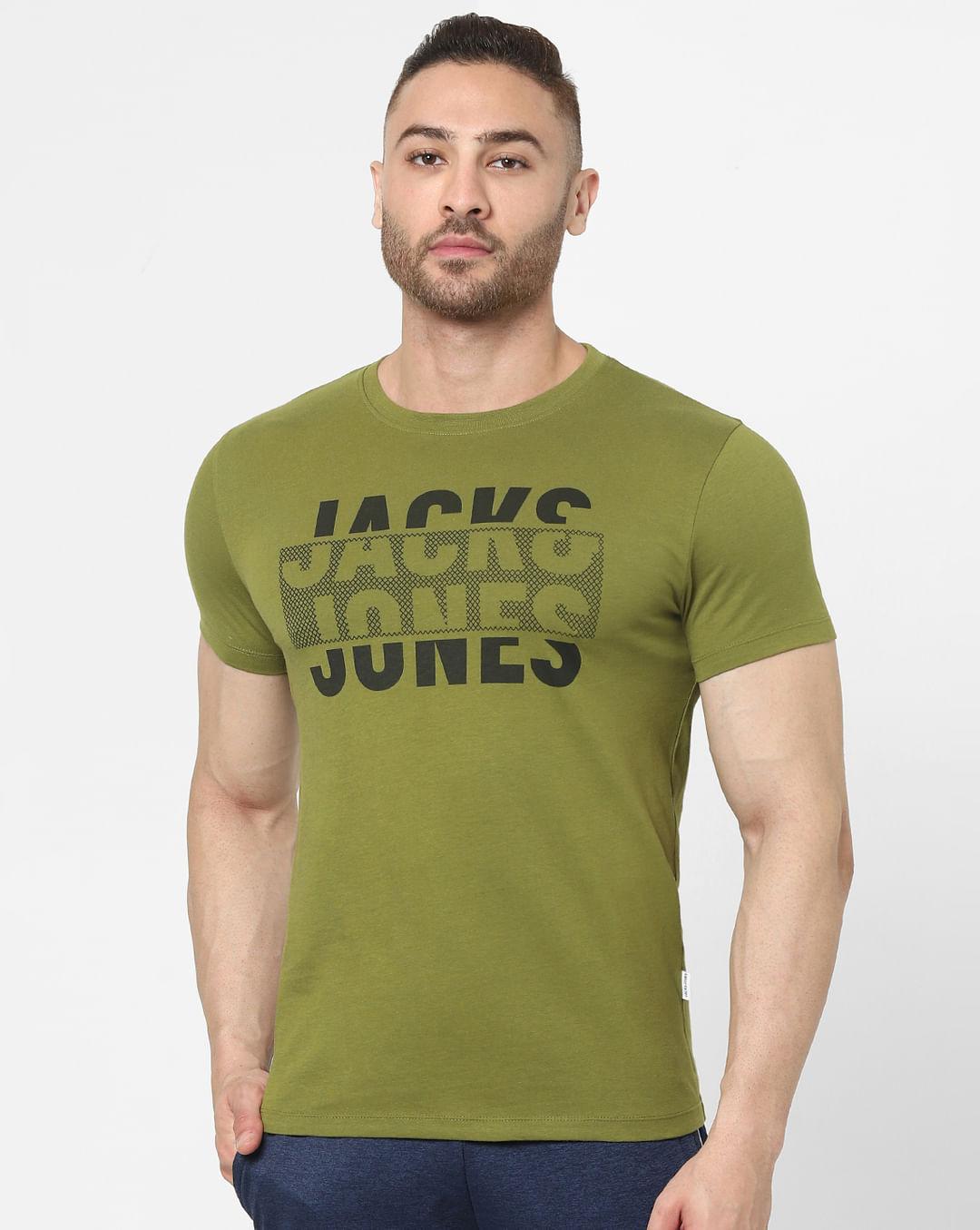 green-logo-print-crew-neck-t-shirt