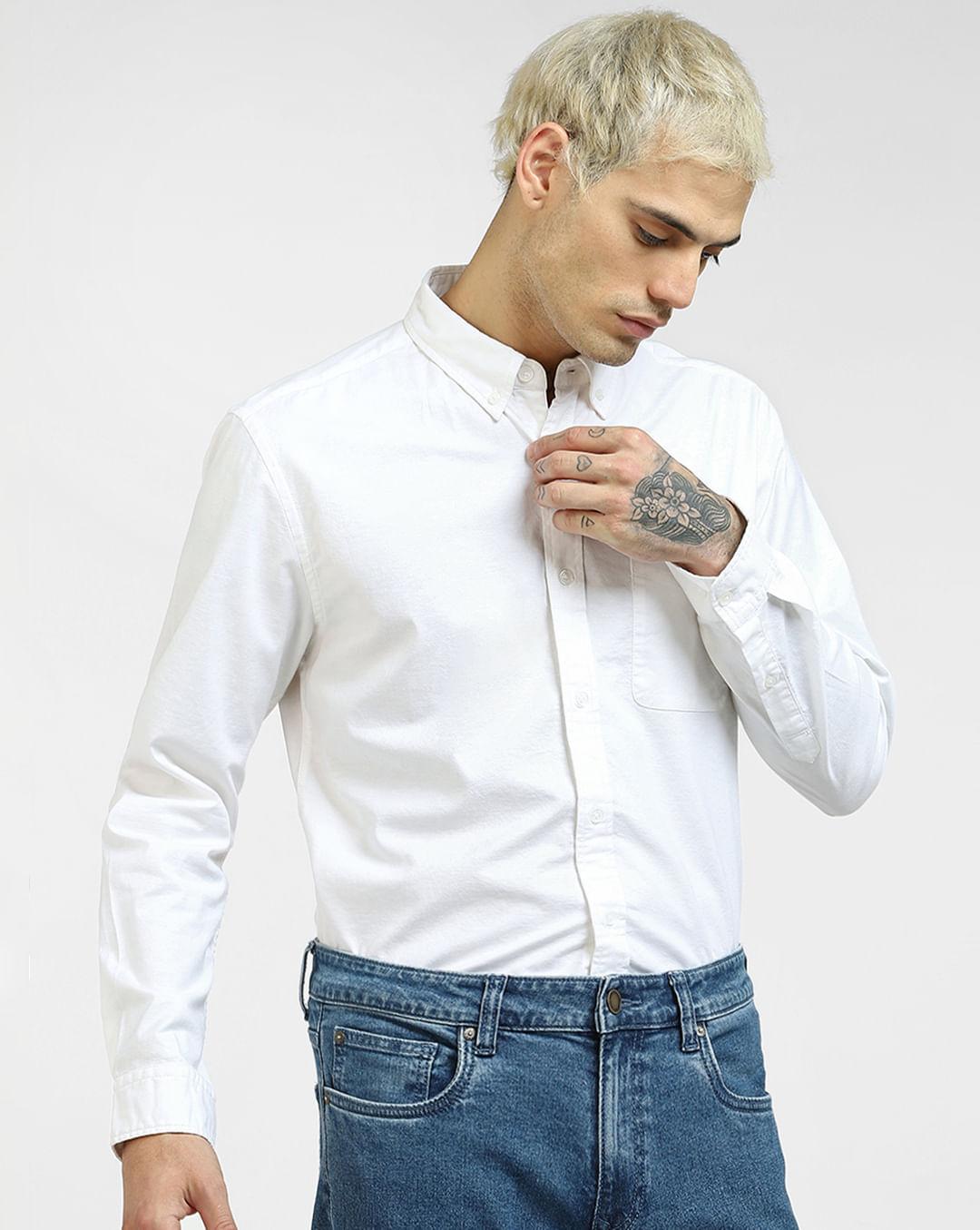 white-full-sleeves-cotton-shirt