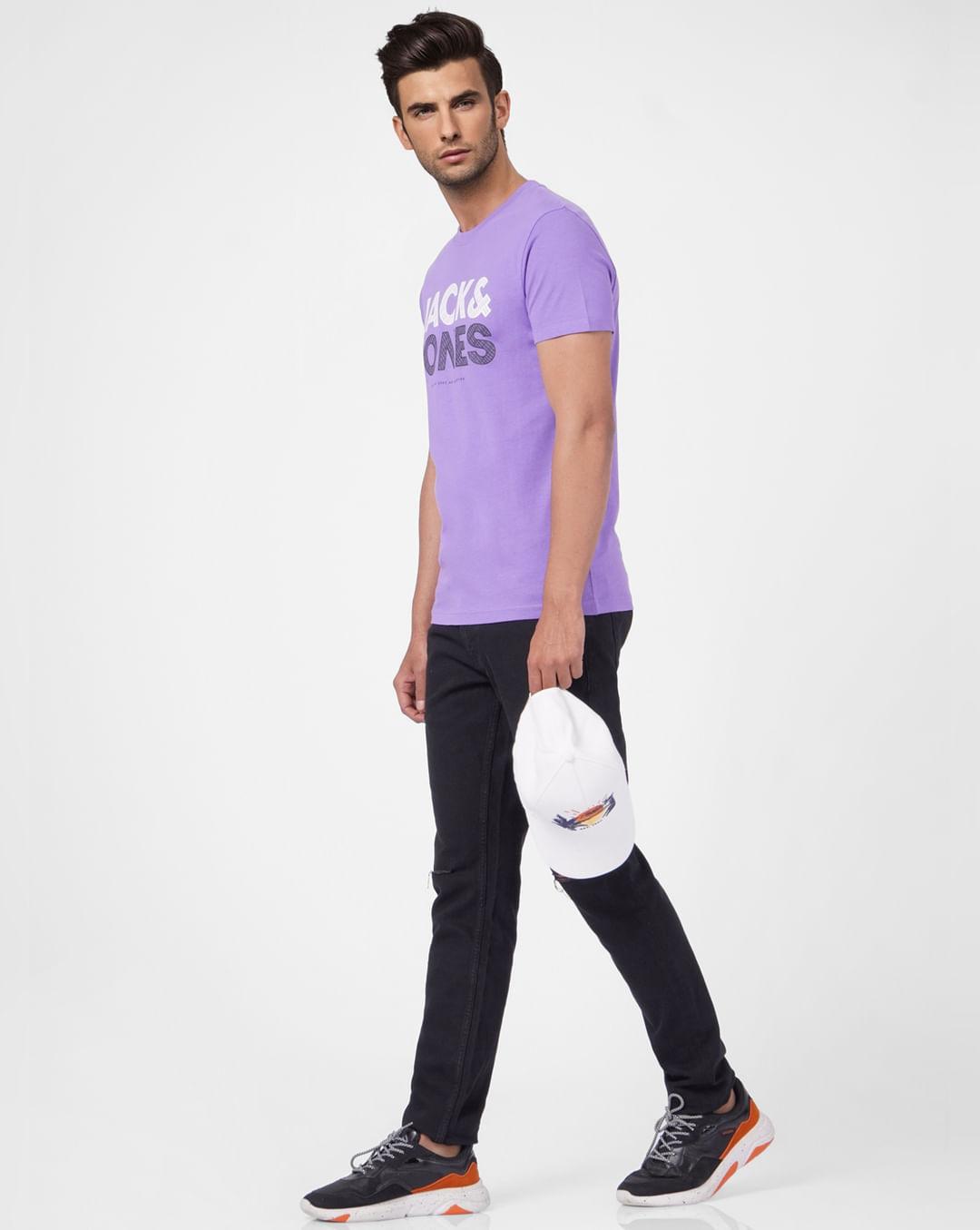purple-graphic-print-crew-neck-t-shirt