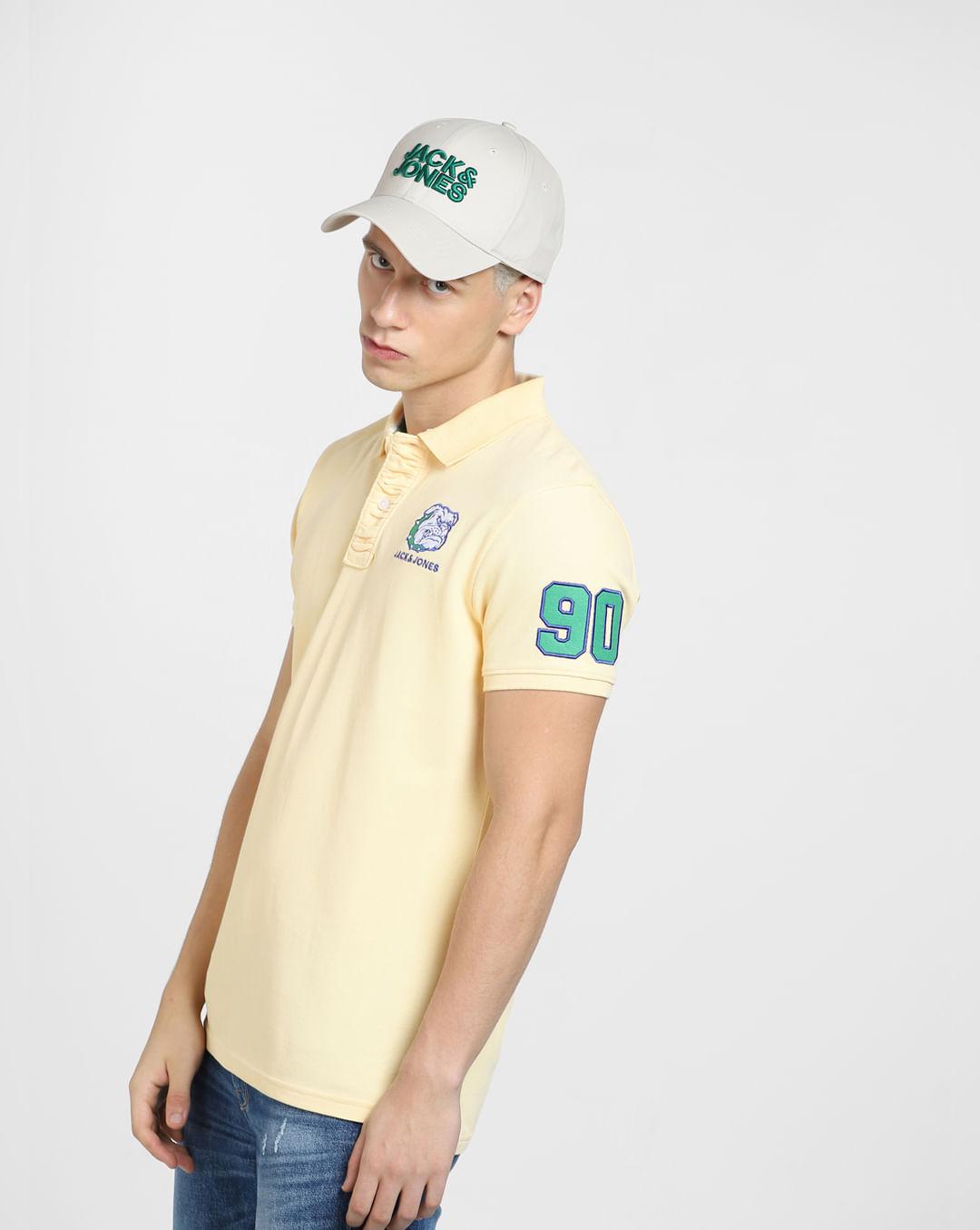 yellow-embroidered-logo-polo-t-shirt