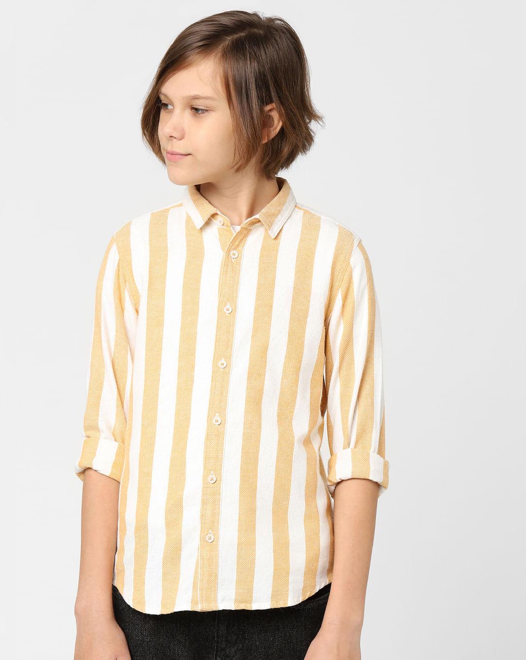 boys-orange-striped-full-sleeves-shirt