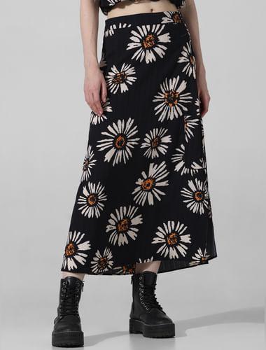 black-floral-co-ord-set-skirt
