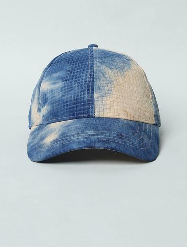 blue-tie-dye-baseball-cap