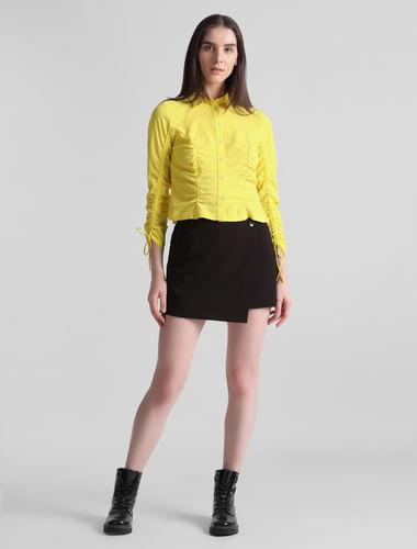 yellow-ruched-shirt