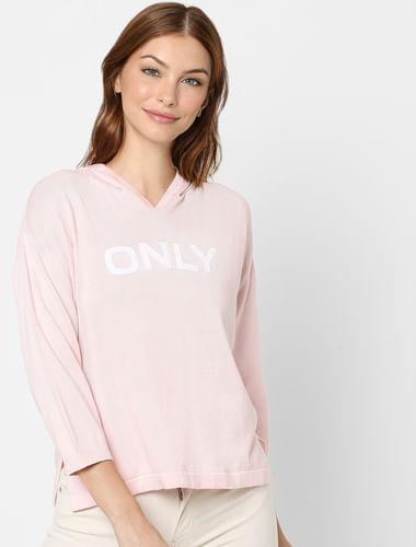 pink-logo-print-hooded-pullover